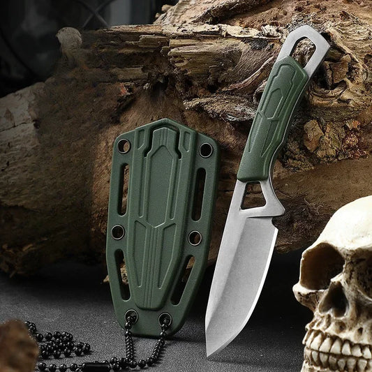 2024New mini knife EDC necklace knife outdoor multifunctional tactical neck knife portable camping