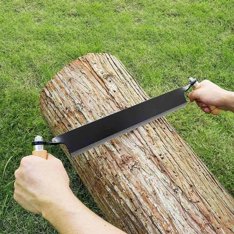 8''/10 Inch Portable Woodworking Draw Knife Bark Scraper Curved/Straight Debarking Hand Scraper Portable Draw Knife