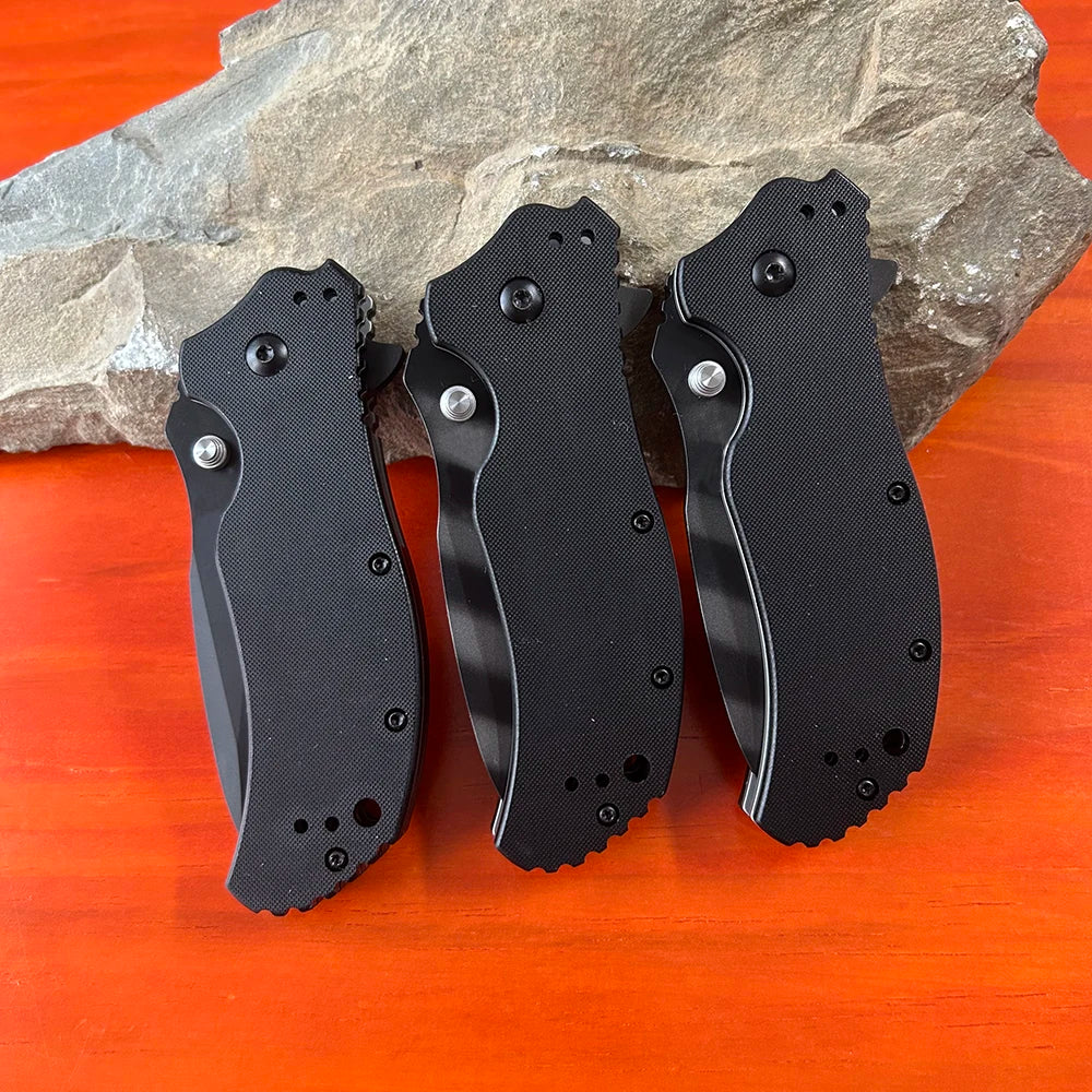 ZT 0350 Folding Knife G10 Handle Tiger Pattern Titanium S30V Bearing Self-defense Pocket Knives Hunting Survival EDC Tools