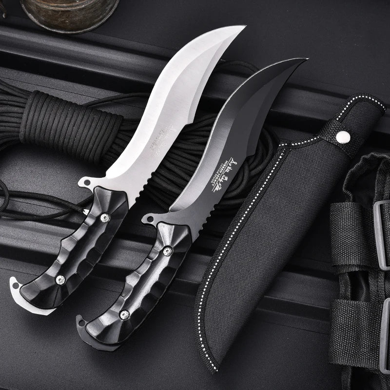 Portable knife outdoor camping straight knife, outdoor knife high hardness stainless steel fishing knife