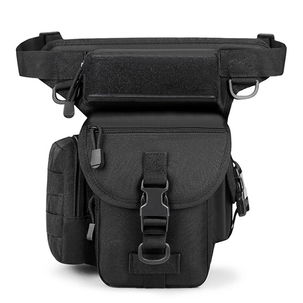 Men Waist Fanny Pack Leg Bag Military Tactical Motorcycle Rider Camera Sports Travel Nylon Male Bum Hip  Belt Thigh Fanny Bags