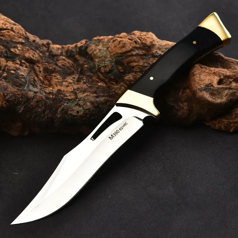 Outdoor High-Hardness Military Tactical Knife EDC Fixed Blade Self-Defense Field Multi-purpose Survival Knife and Cutting Knife