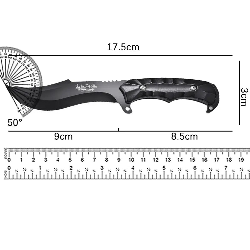 Portable knife outdoor camping straight knife, outdoor knife high hardness stainless steel fishing knife