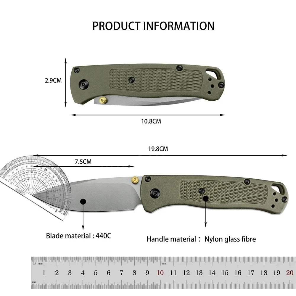 TOP Selling BM 535 + 533 Folding Pocket Knife CPM-S30V Blade Nylon Fiber / Carbon Fiber Handle Outdoor EDC Camping Hiking Tools