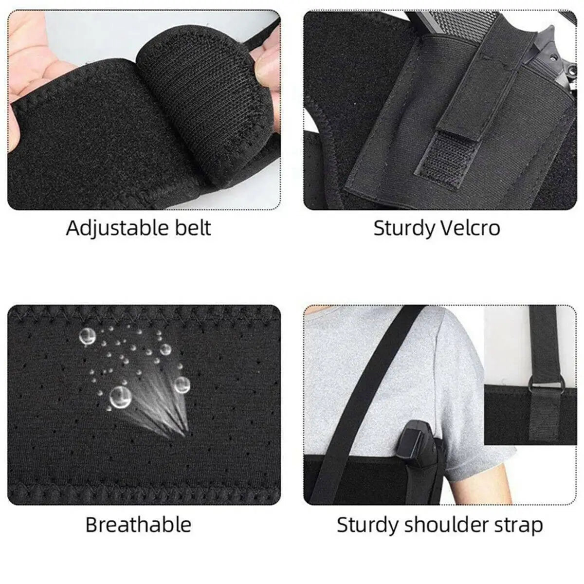 Shoulder Hanging Waist Invisible Holster Outdoor Tactical Belt for women and men