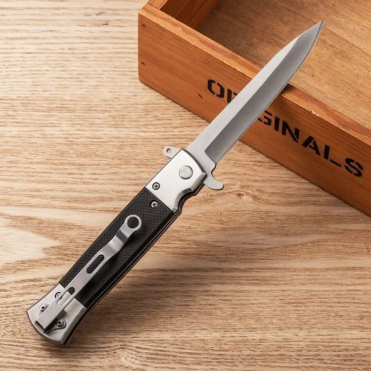 Outdoors Camping Folding Knife for Man High Hardness Self Defense Survival Military Tactical Pocket Knives for Hunting