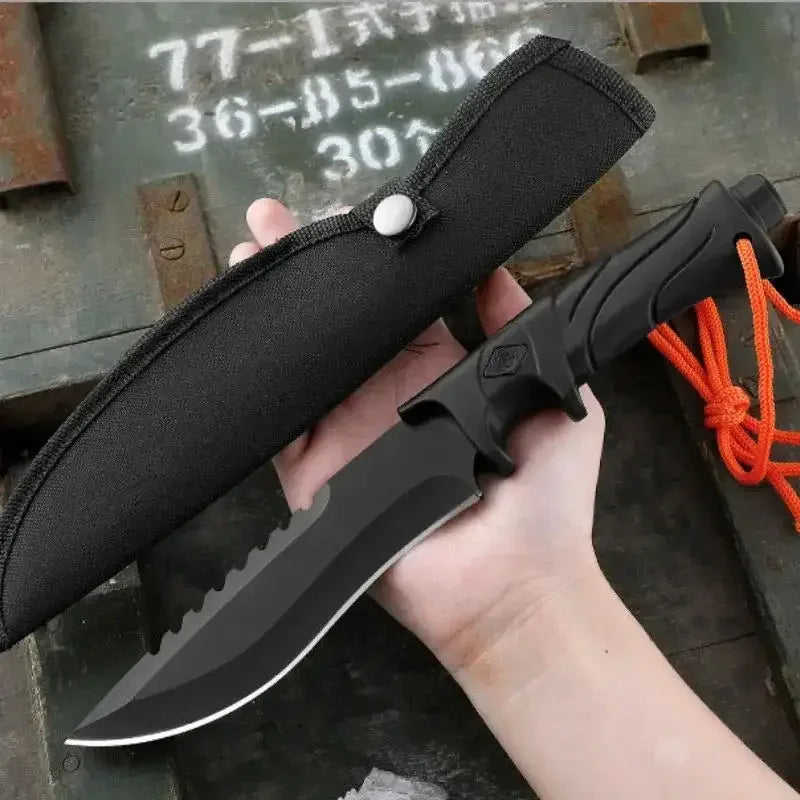 2024 new High hardness cutting knife, EDC convenient outdoor knife fixed blade with sheath, camping survival knife