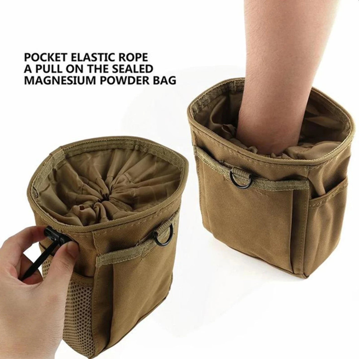 1PC  Molle Drawstring Magazine Dump Pouch Adjustable Utility Belt Fanny Hip Holster Bag Outdoor Ammo Pouch Mag Pouch