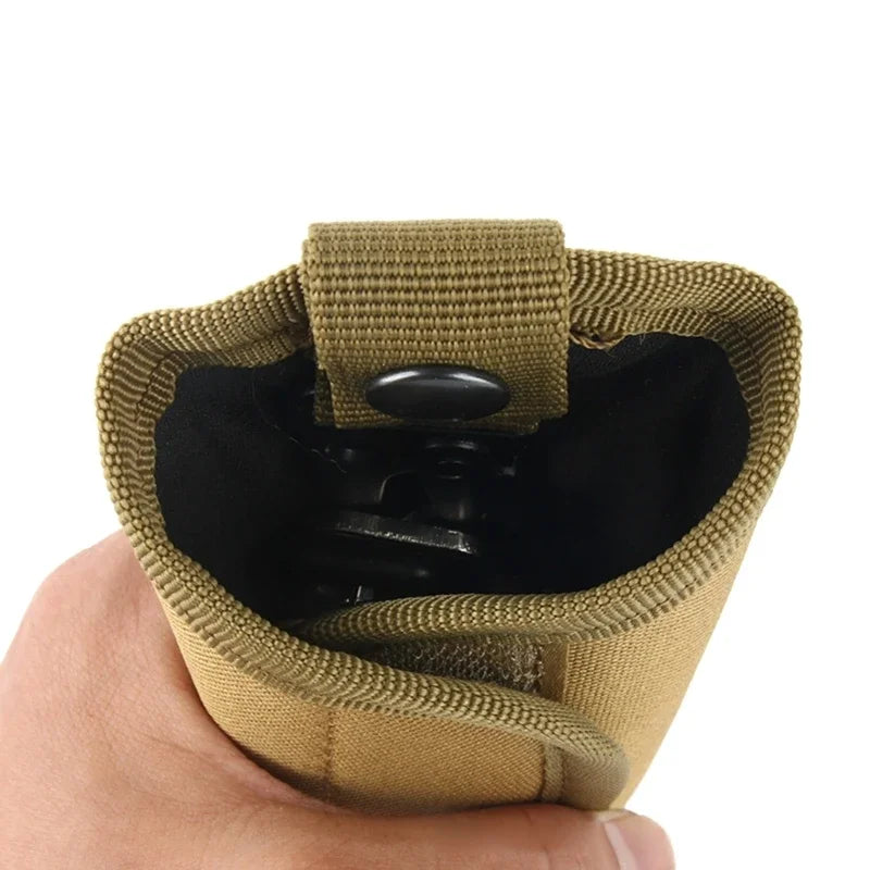 1PCS Outdoor Molle Pouch Belt Small Pocket Keychain Holder Case Waist Key Pack Bag EDC Key Wallet Camping Tool