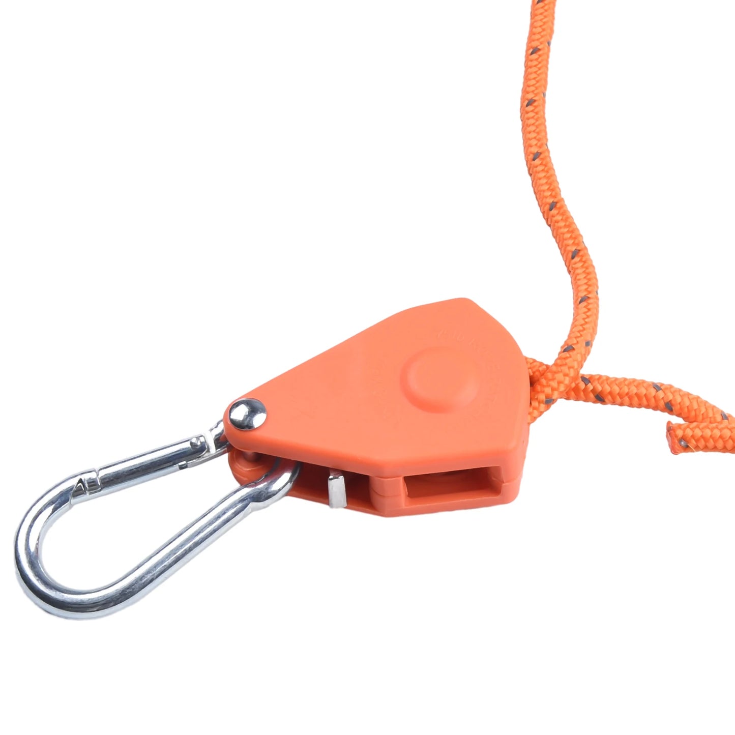 Secure and Fast Locking Tent Rope Hanger, Adjustable Lanyard Pulley Hook, Perfect for Outdoor Adventures and Sleeping Bags