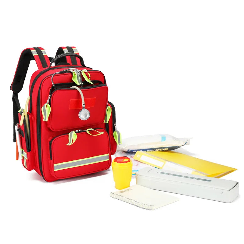 First Aid Kits Emergency Rescue Backpacks Large Capacity Sorted Storage Outdoor Camping Survival Kits Medical Kits