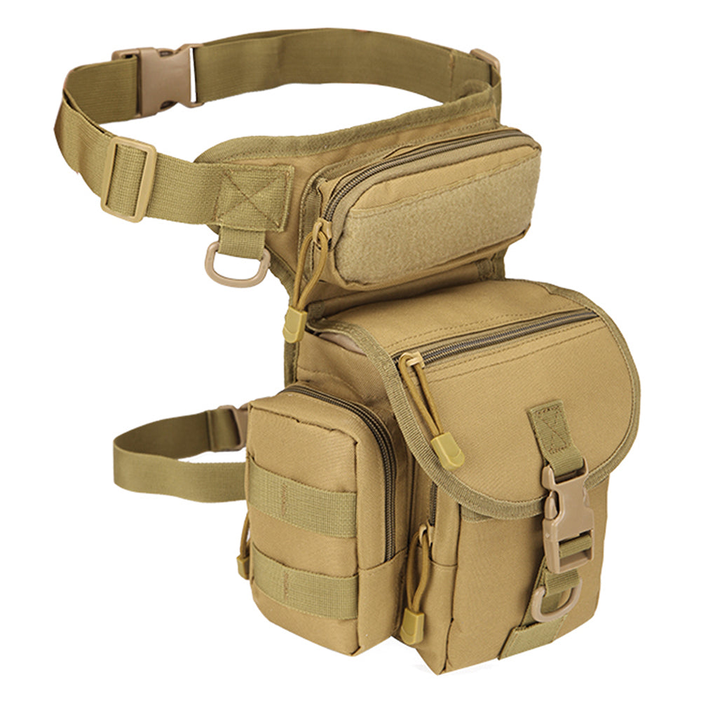 Men Waist Fanny Pack Leg Bag Military Tactical Motorcycle Rider Camera Sports Travel Nylon Male Bum Hip  Belt Thigh Fanny Bags