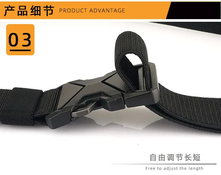 New Quick Release Metal Pluggable Buckle Tactical Belt Breathable Elastic Belts For Men Stretch Pants Waistband Hunting