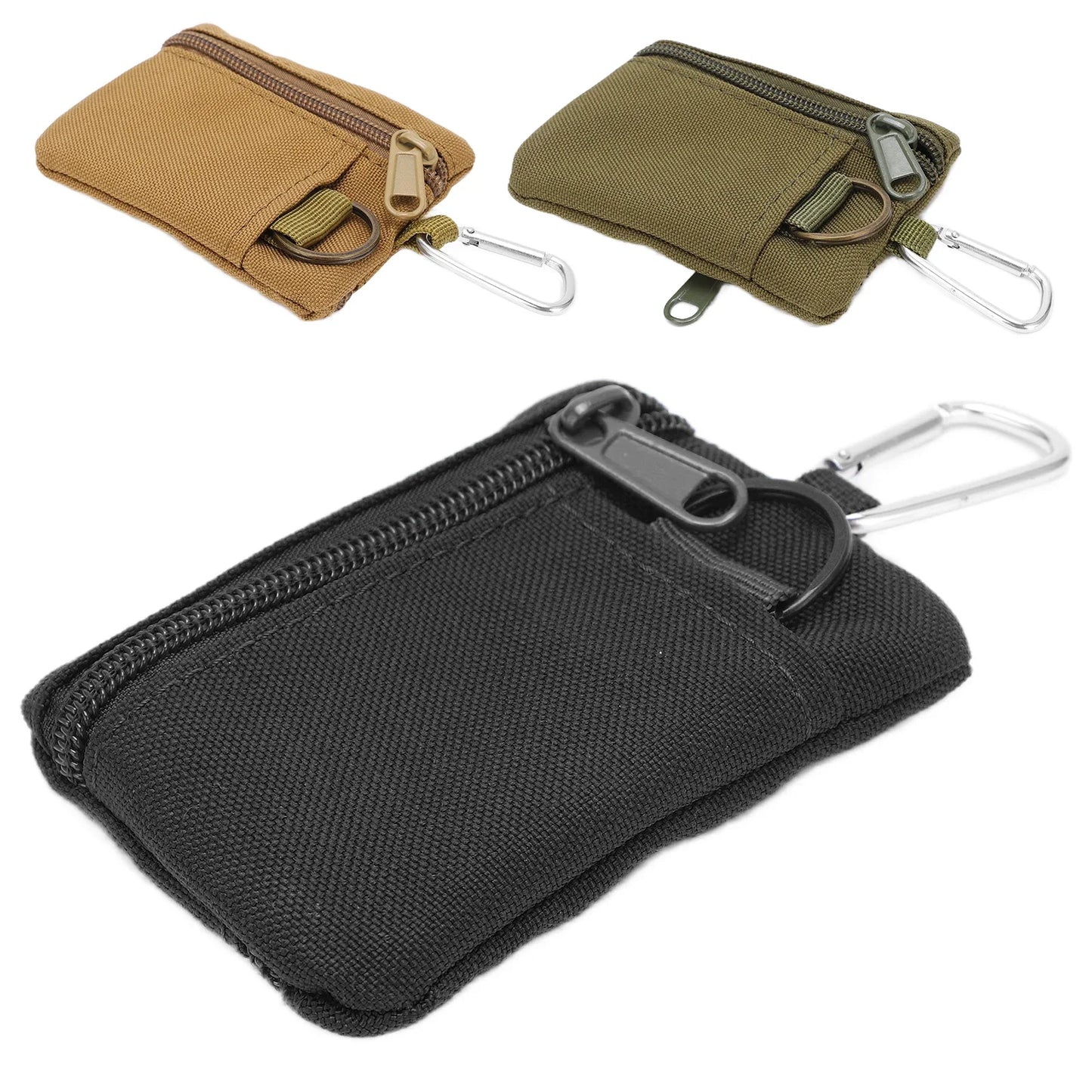 1PC Military Fan Pocket Bag Mini Portable Key Card Bag EDC Pocket Outdoor Sports Pocket Pack With Clasp Hunting Accessories