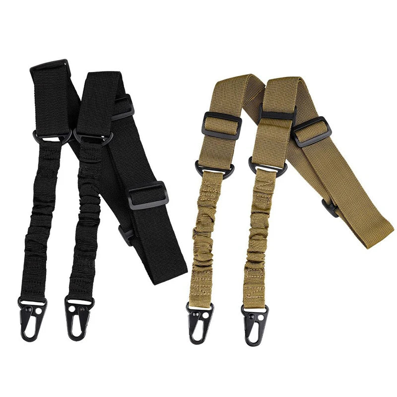 Durable Nylon Rifle Belt Heavy Duty Sling for Outdoor Hunting Sports Accessories Tactical Two Points Sling Bungee Shoulder Strap