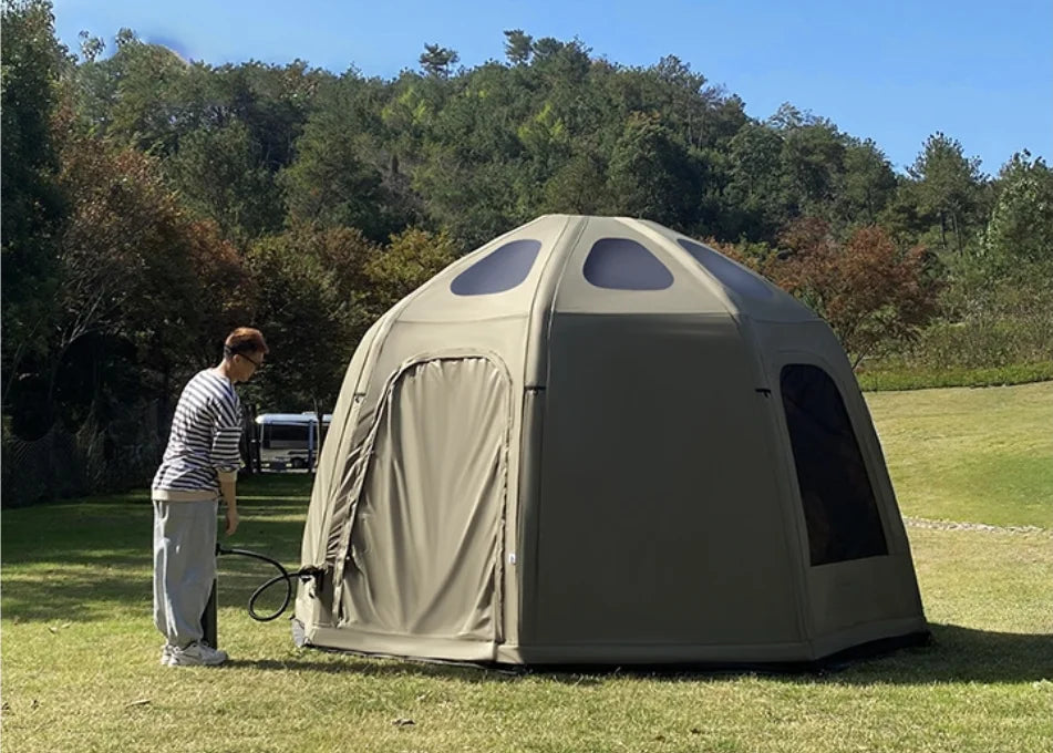 2024 new model luxury mobile automatic Inflatable camping tent wholesale