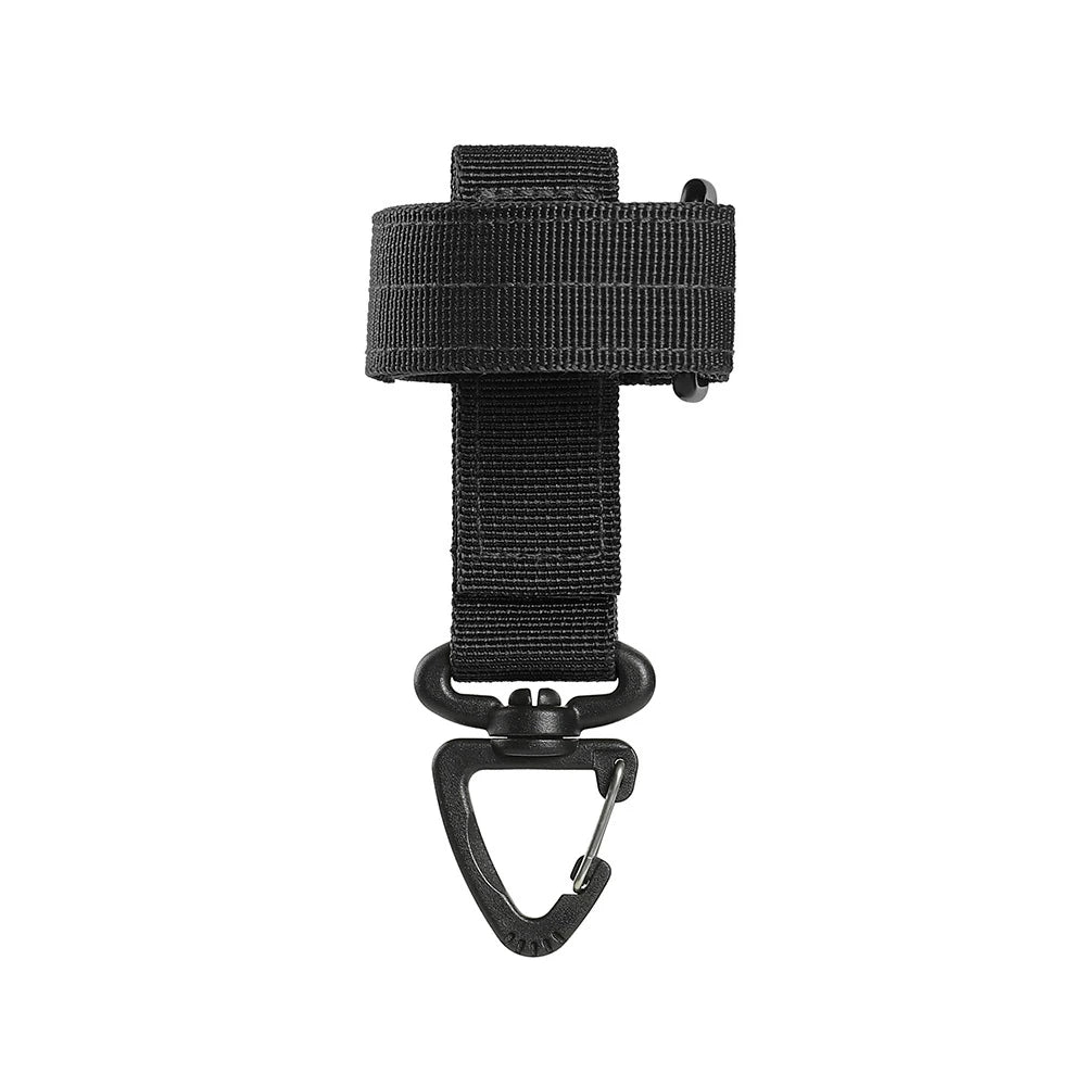 Mountaineering Buckle Outdoor Keychain Tactical Gear Clip Keeper Pouch Belt Keychain EDC Gloves Rope Holder  Molle Hook