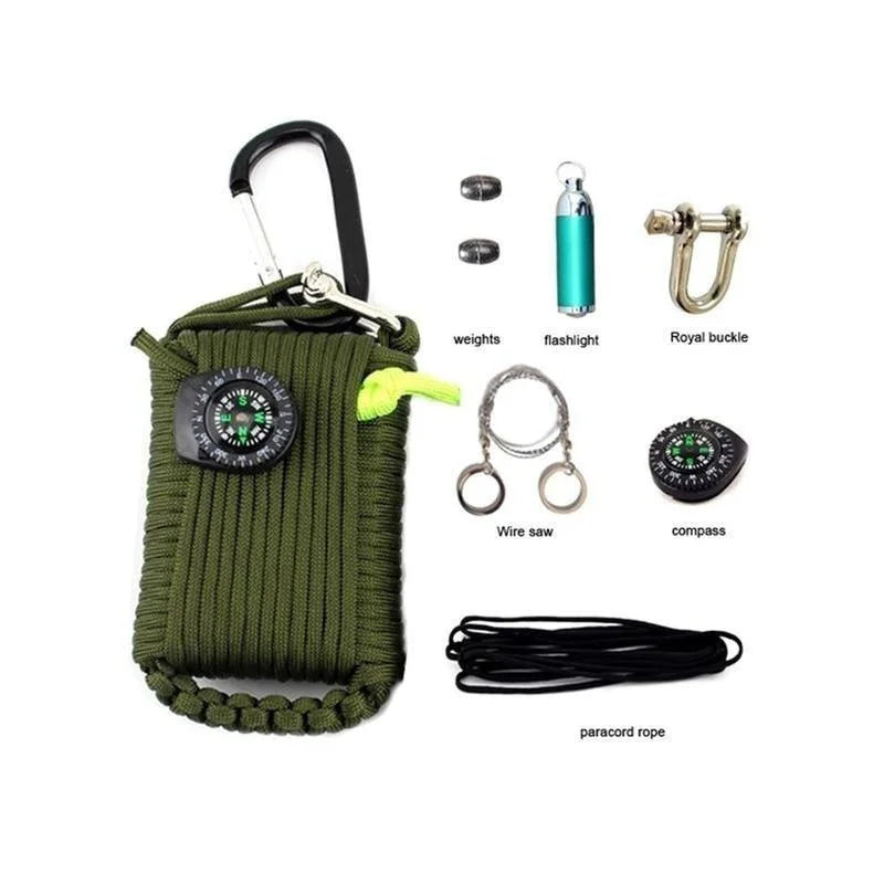 29 in 1 Professional Survival Kit Outdoor Travel Hike Field Camp Kits Emergency Portable Multifunctional Safety First Aid Tools