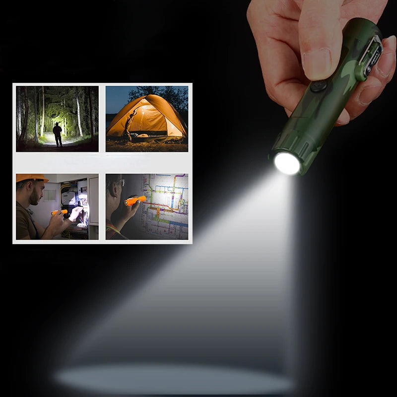 Camping Outdoor Compass Waterproof Electric Double Arc USB Lighter Windproof Portable Torch Lighting Survival Ignition Tool