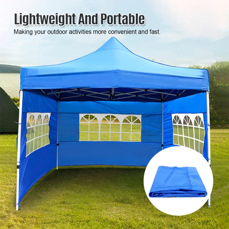 Tent Curtain with Window Tent Sidewall For Outdoor Activities Champing Waterproof Wear-Resistant UV Resistant Removable Canopy