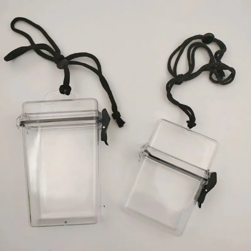 Cigarette for Case Box Chain Neck-hung Plastic Transparent for Camping, Rafting Drop Shipping