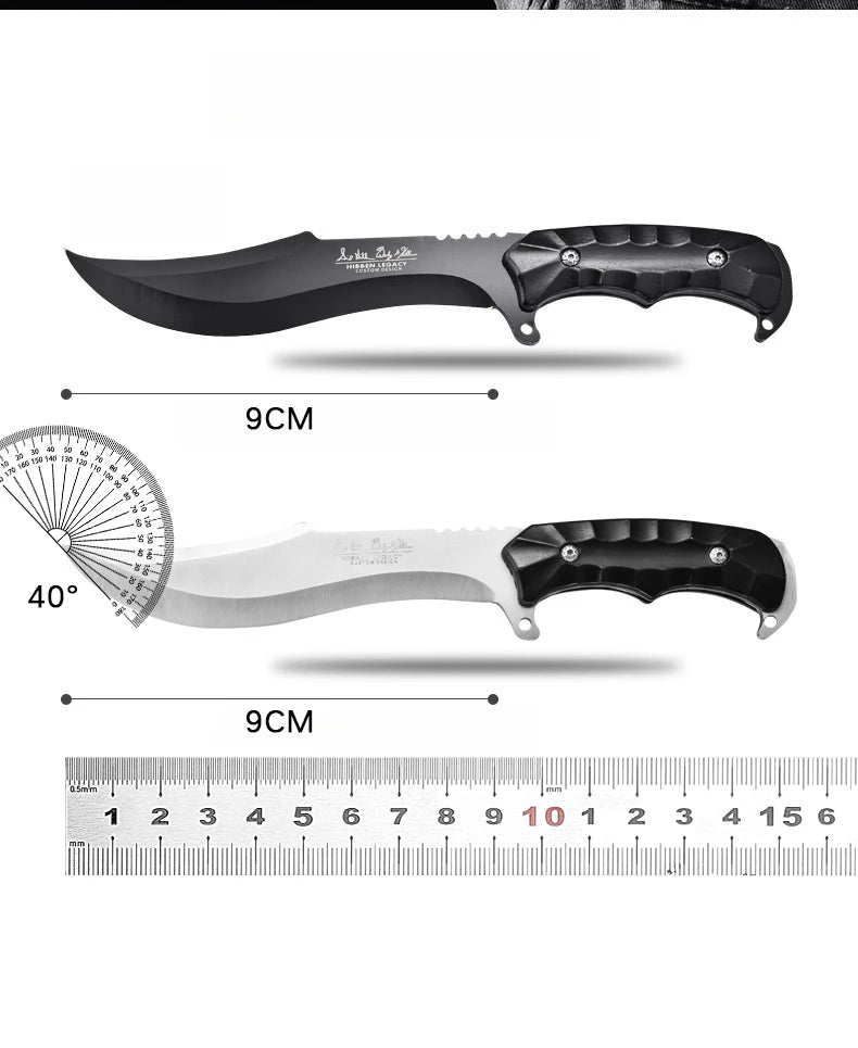 Portable knife outdoor camping straight knife, outdoor knife high hardness stainless steel fishing knife