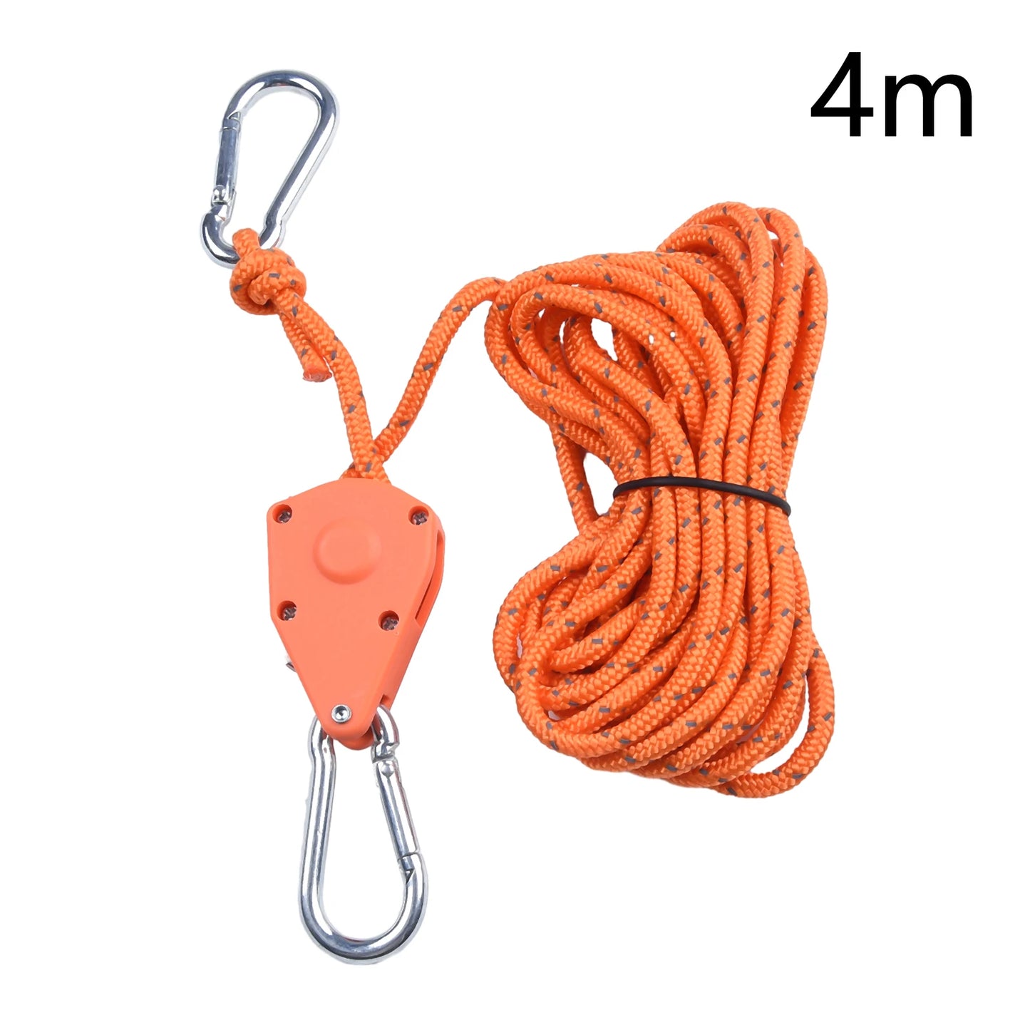 Secure and Fast Locking Tent Rope Hanger, Adjustable Lanyard Pulley Hook, Perfect for Outdoor Adventures and Sleeping Bags