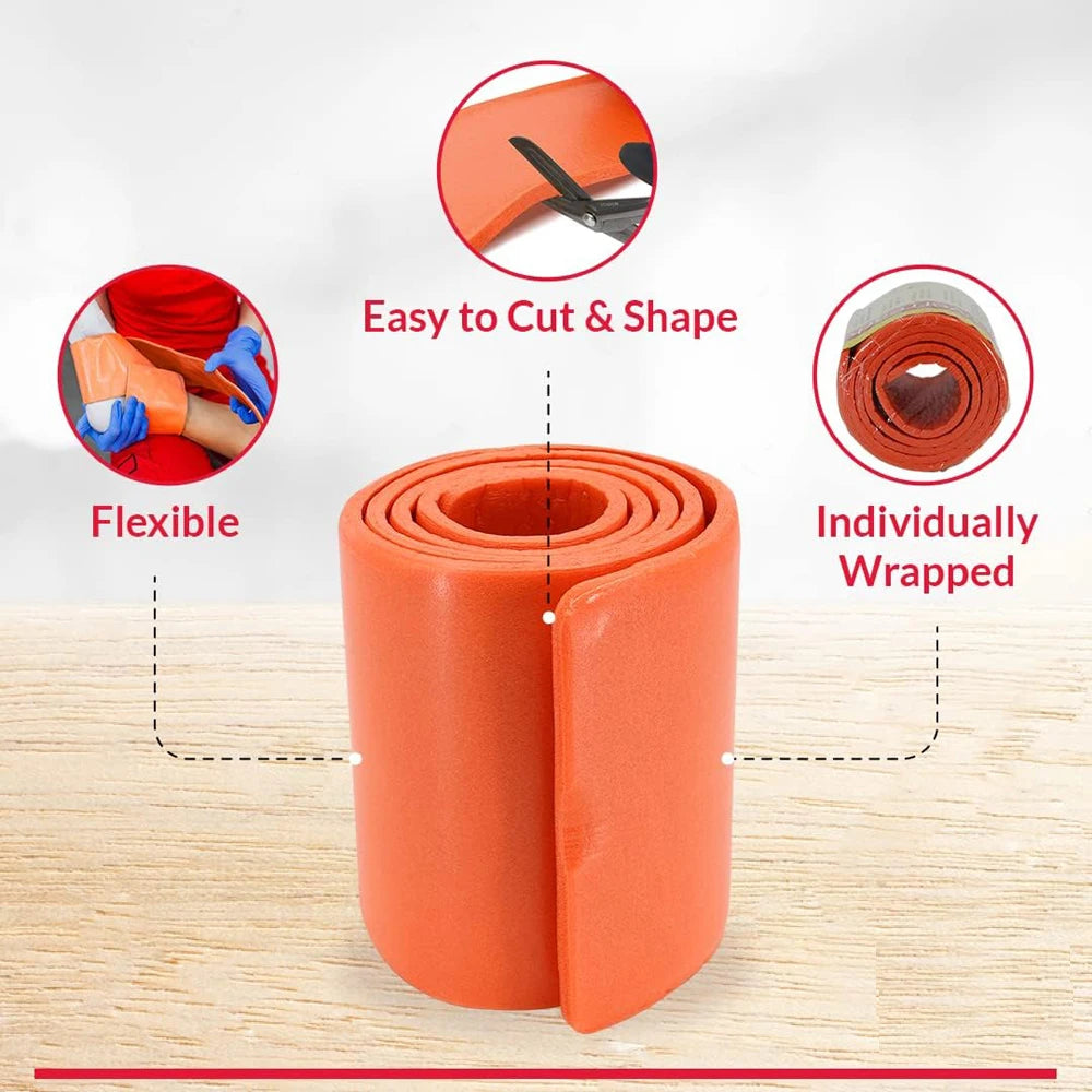 New First Aid Universal Aluminum Splint Roll Medical Survival Polymer For Fixture Bone Emergency Medical Kit Outdoor Travel