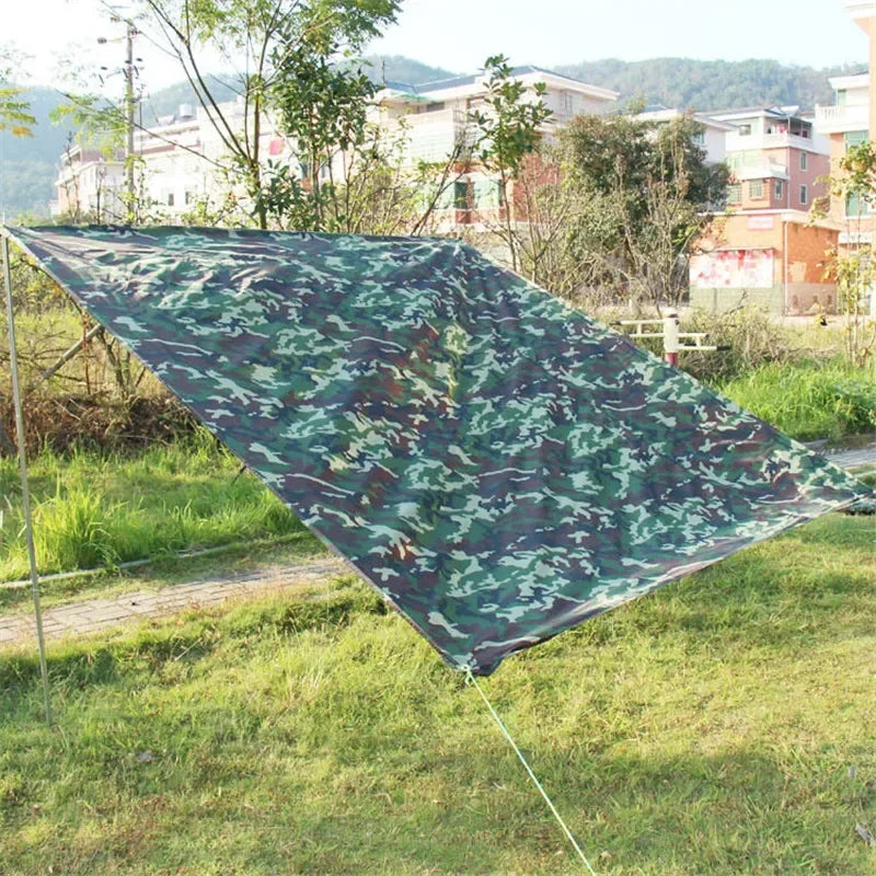 Many Size Ultralight Hunting Camouflage Shelter Waterproof Tarp Awning Tent Sunshade Net Also Use for Camping Mat