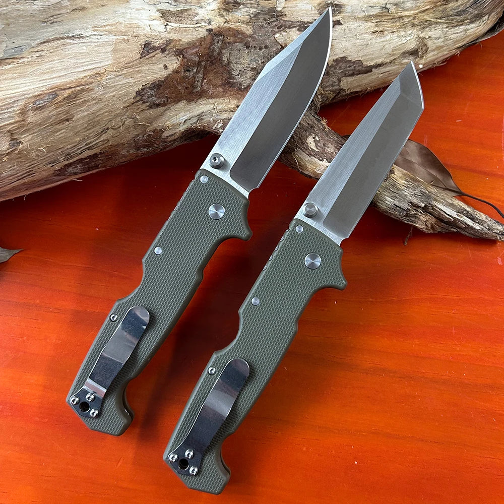 SR1 Outdoor Pocket Folding Knife Cold Tanto Knives S35VN Steel Blade Tactical Survival Quick Hunting Large Knives EDC Tools