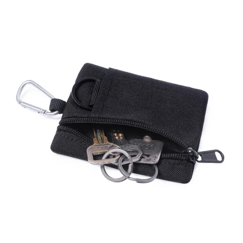 1PC Military Fan Pocket Bag Mini Portable Key Card Bag EDC Pocket Outdoor Sports Pocket Pack With Clasp Hunting Accessories