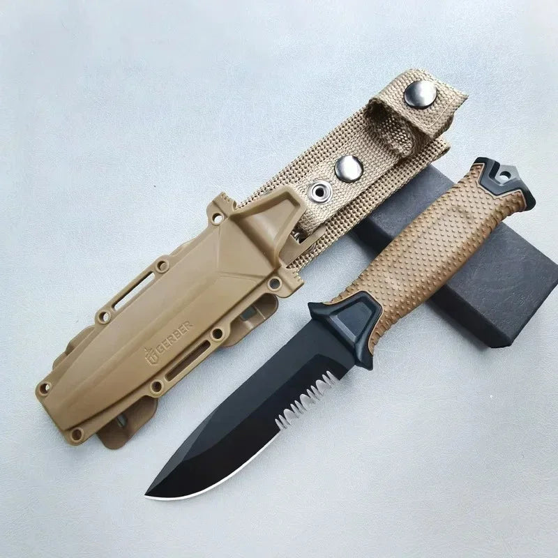 GB 1500 Outdoor Survival Knife Portable Camping Pocket Knife Military Tactical Knives Bushcraft Survival Hunting Sharp EDC Knife