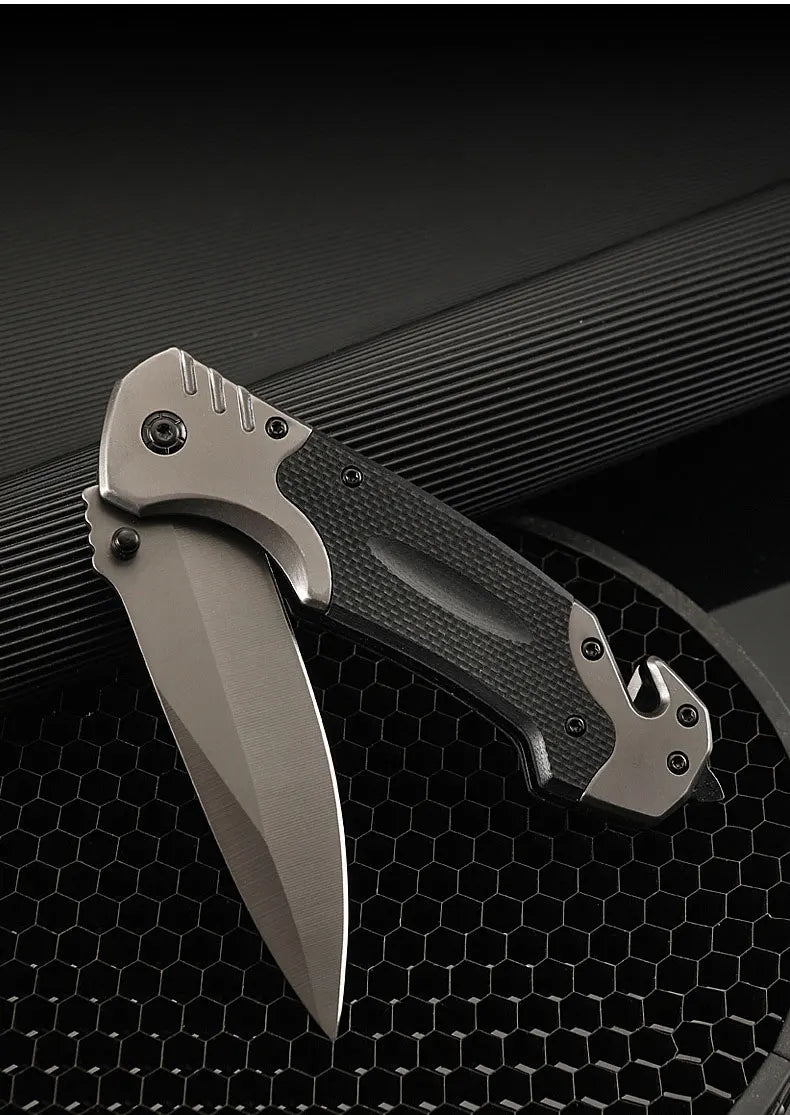 Outdoor multifunctional folding knife defense carry car survival field camping knife portable military knife fruit knife