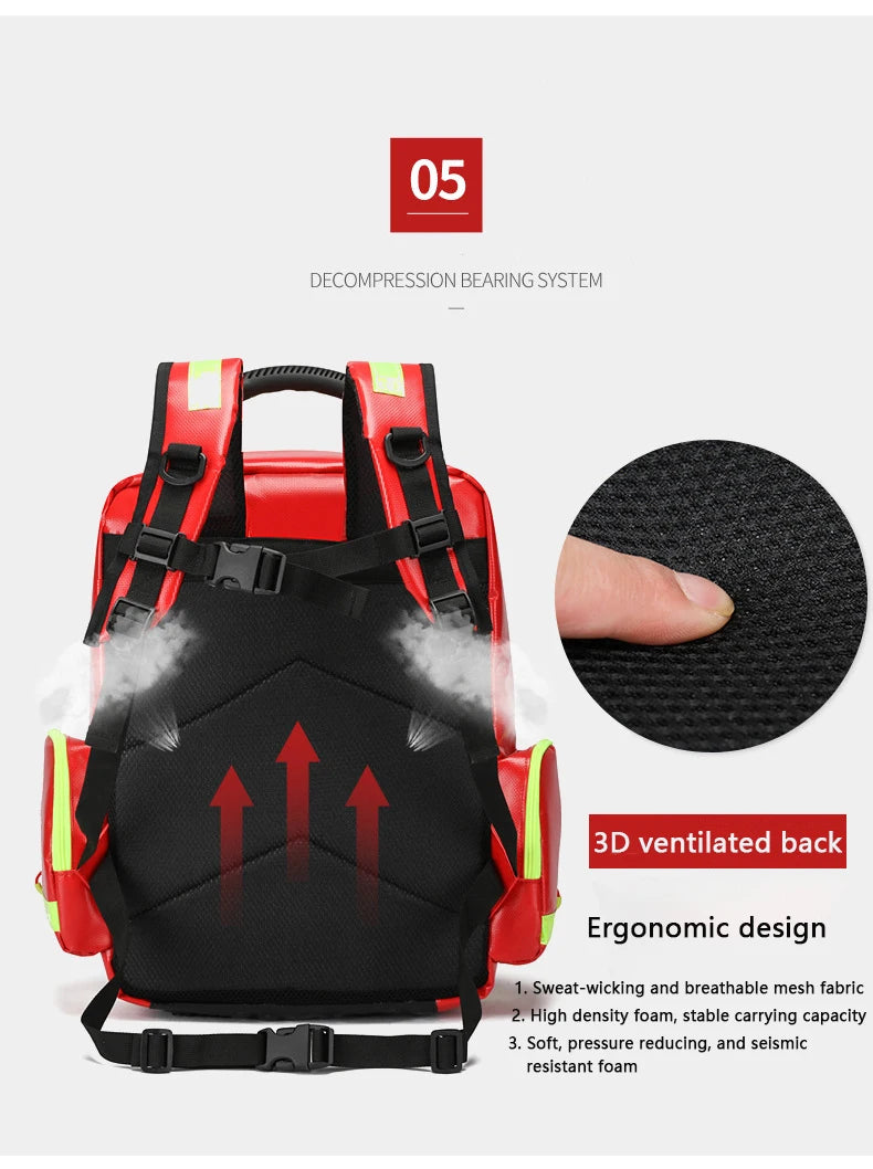 First Aid Kits Emergency Rescue Backpacks Large Capacity Sorted Storage Outdoor Camping Survival Kits Medical Kits