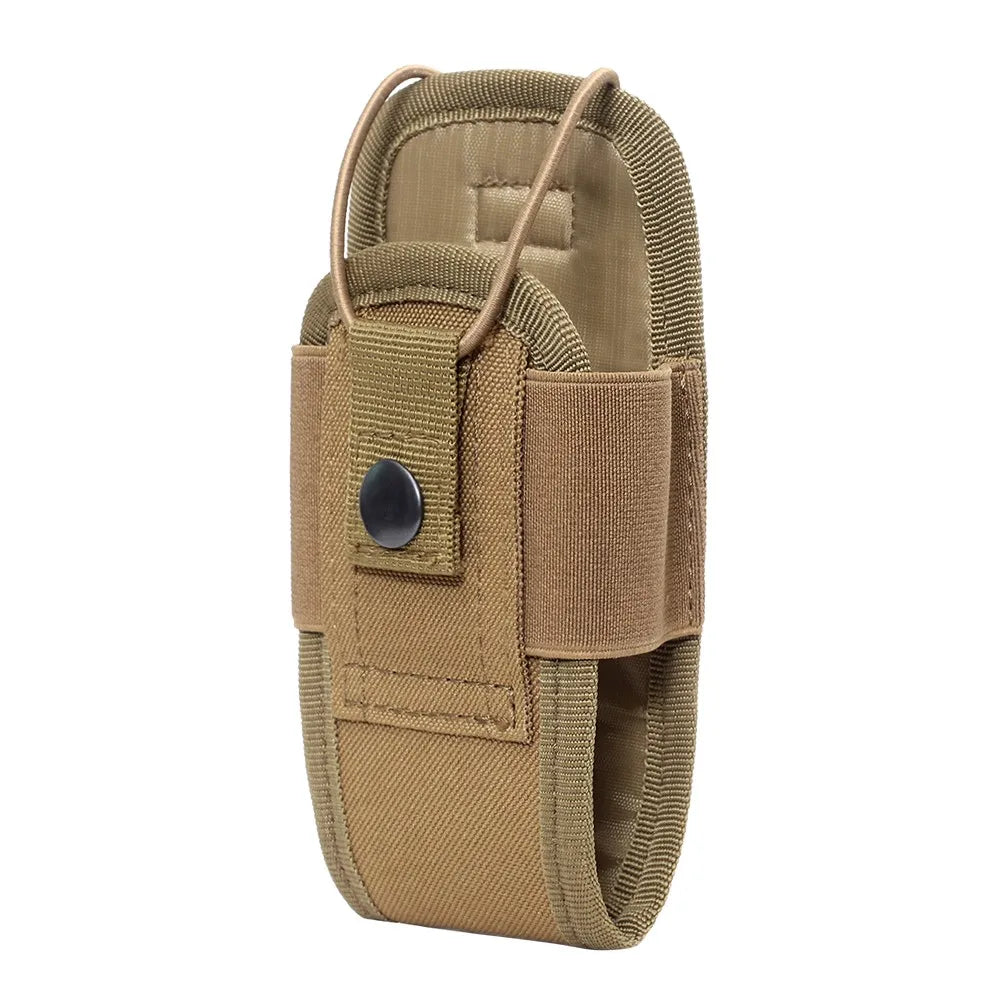 Molle Radio Walkie Talkie Pouch Waist Bag Holder Pocket Portable Interphone Holster Carry Bag for Hunting Camping