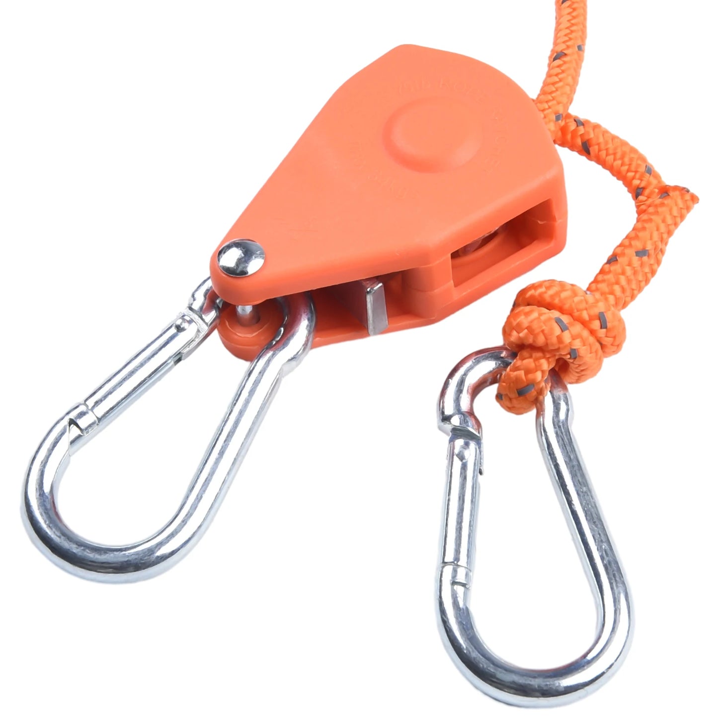 Secure and Fast Locking Tent Rope Hanger, Adjustable Lanyard Pulley Hook, Perfect for Outdoor Adventures and Sleeping Bags