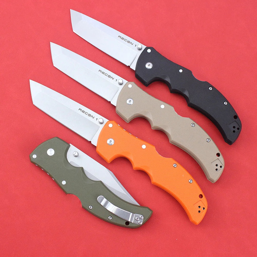 New Cold Pocket Folding Knives RECON 1 S35VN Steel Outdoor Military Tactical Survival Knife Portable G10 Handle Hunting Knife