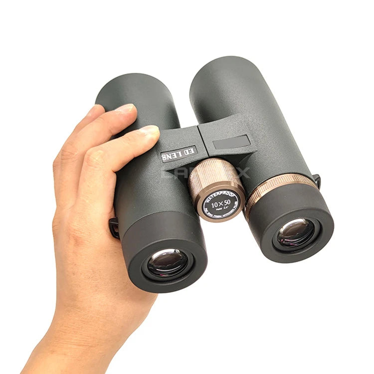 Outdoor Waterproof Optical FMC ED High Powered Roof Powerful 12X50 Telescope Binoculars for Concert Camping Bird Watching