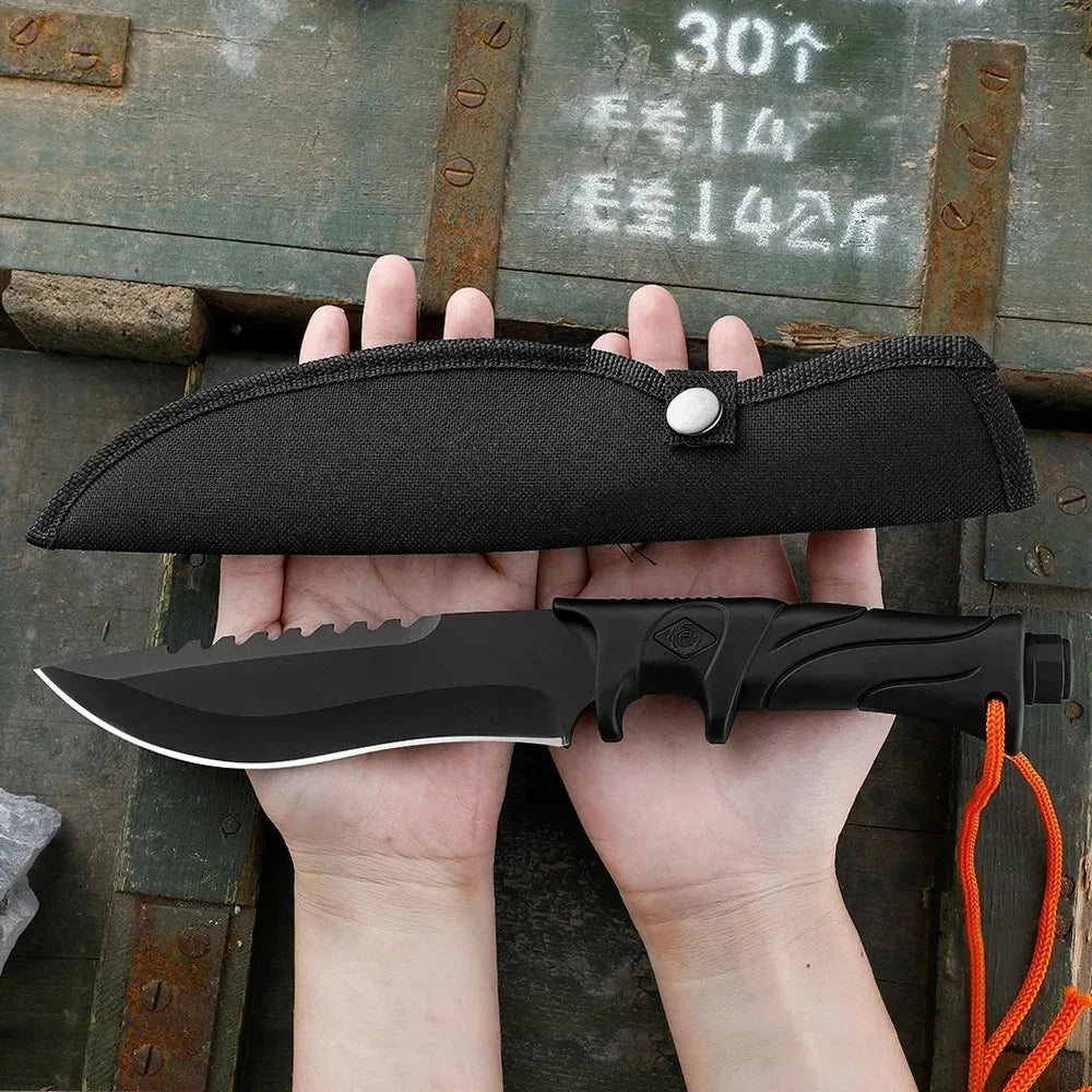 EDC survival tactics outdoor survival self-defense camping hunting pocket knife, sharp cutting knife