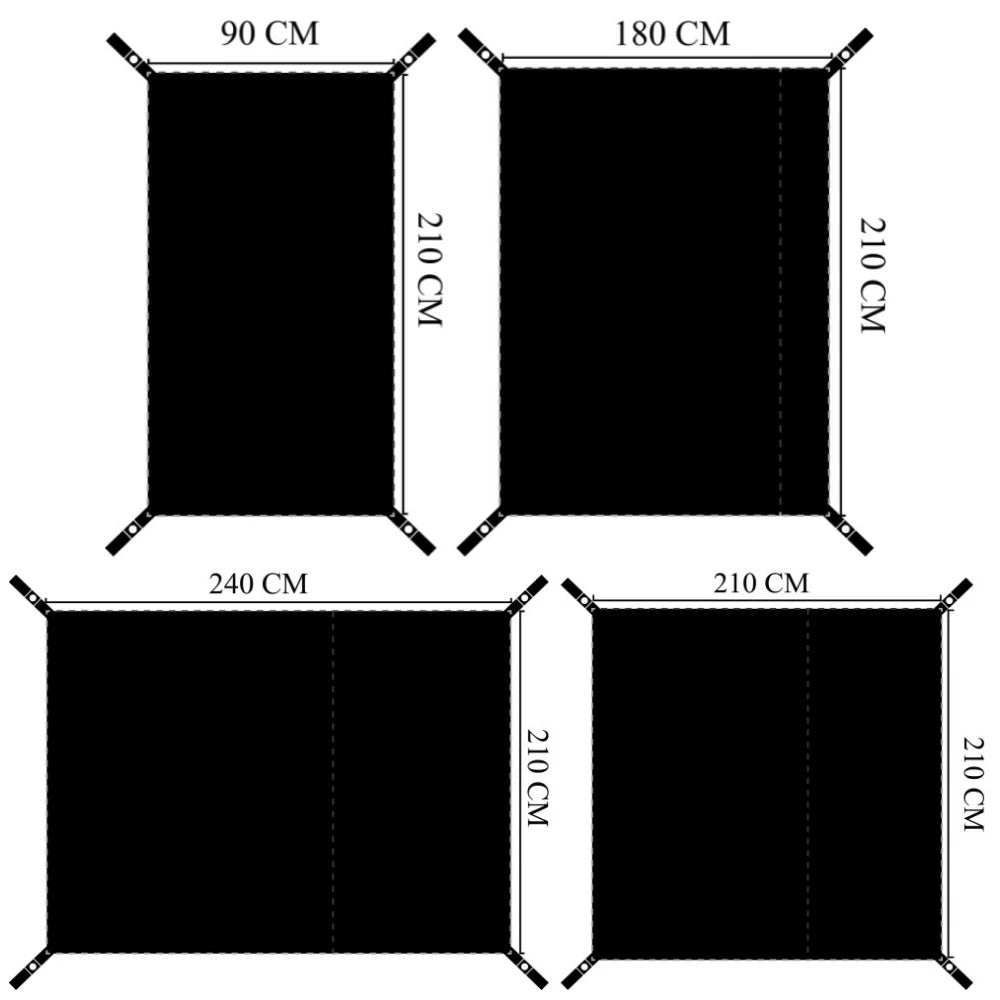 HIKEVICTOR Camping Mat Waterproof Hiking Tent Footprint Tarp Awning Shade Ground Sheet Picnic Beach Travel Waterproof 5000mm