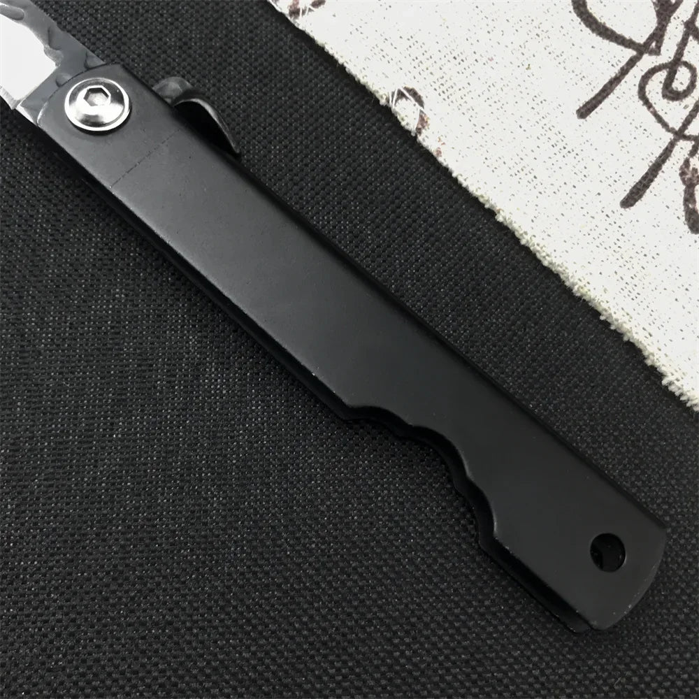 Handmade Forged Higonokami Folding Pocket Knife Portable EDC Tool Camping Pocket Knife Cutting Knife Kitchen Fruit Knife Gift