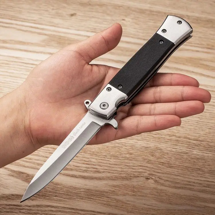 Outdoors Camping Folding Knife for Man High Hardness Self Defense Survival Military Tactical Pocket Knives for Hunting