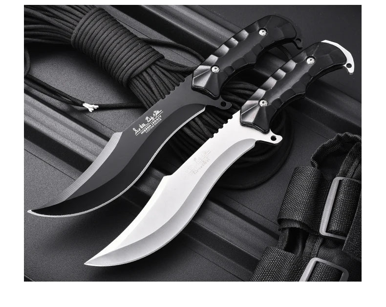 Portable knife outdoor camping straight knife, outdoor knife high hardness stainless steel fishing knife