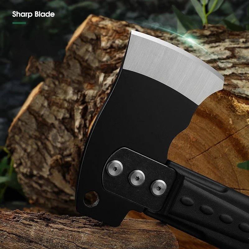 Multifunctional Axe Outdoor Camping Tactical Axe Survival Vehicle Tool Fire Axe with Saw Camping Hand Axe