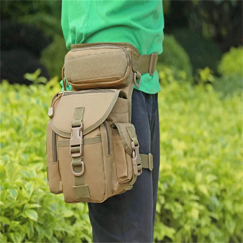 Tactics Multi-Purpose Thigh Belt Utility Leg Waist For Military Ride Drop Bag Pack Weapons Waterproof Pouch Fanny Hip Men