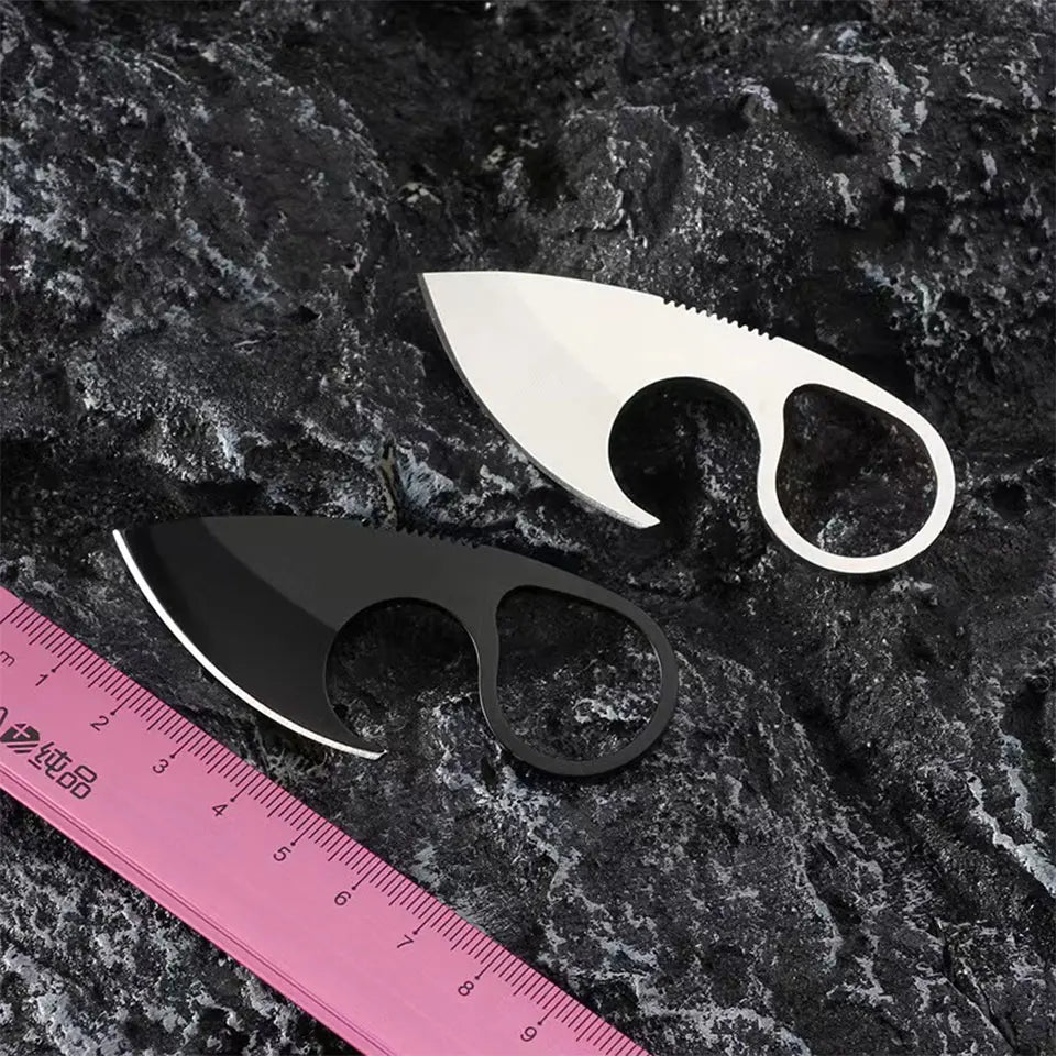 Necklace Knife Convenient K Sheath Ring Ornament Unpacking Essential Knife Stainless Steel Daily Portable Outdoor Knife