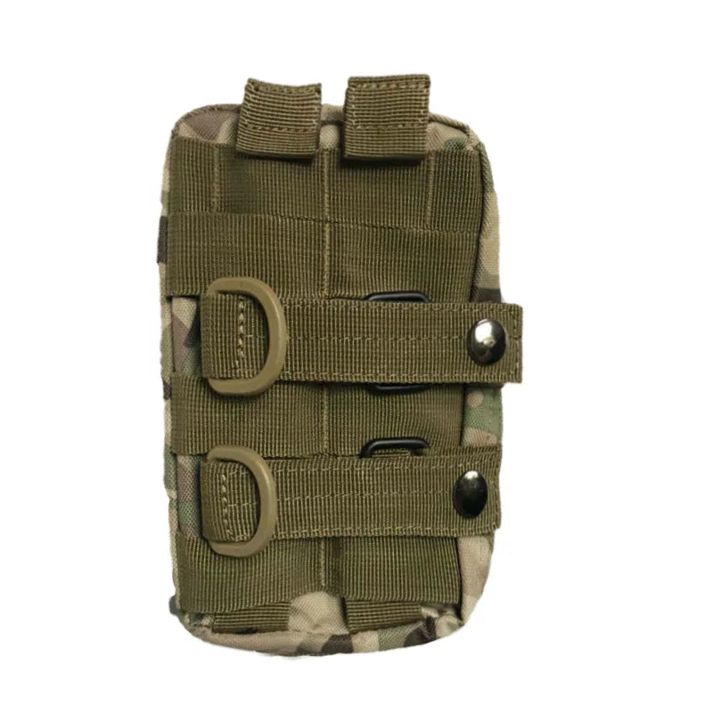 Molle Horizontal Admin tactical bag Compact 1000D Utility Edc Tool Gear Gadget Waist Bag Organizer Caming Molle Pouch