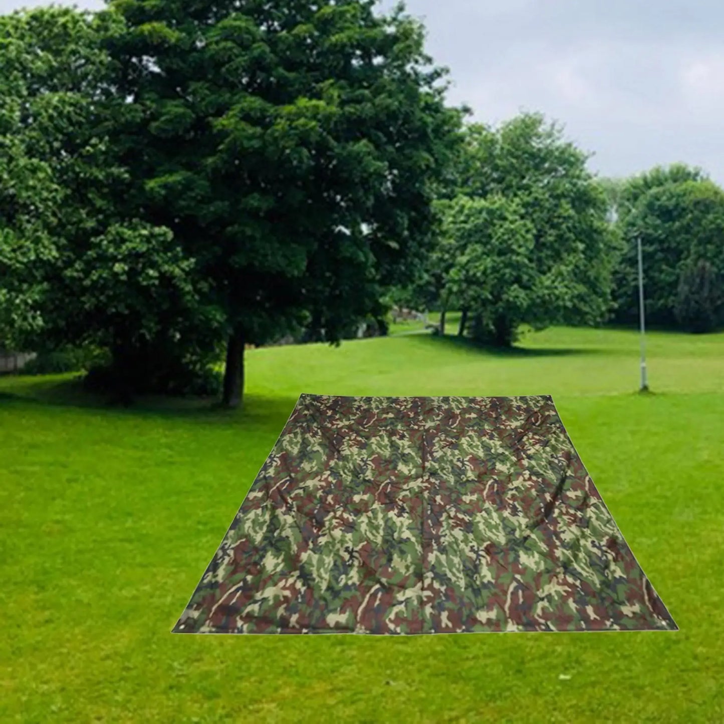 Ground Sheet Hiking Camping Tarp Tent Footprint Jungle Camo 1.5x2m