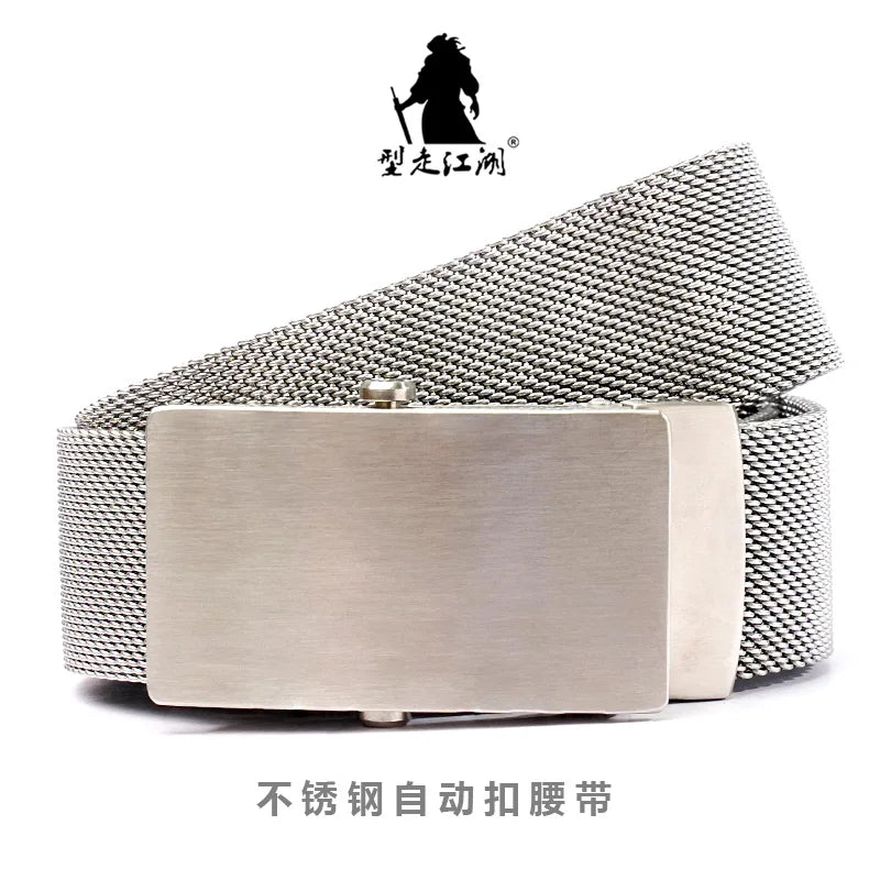 Men's Belt Army Outdoor Hunting Tactical Multi Function Combat Survival High Quality Marine Corps  Stainless steel metal Belt