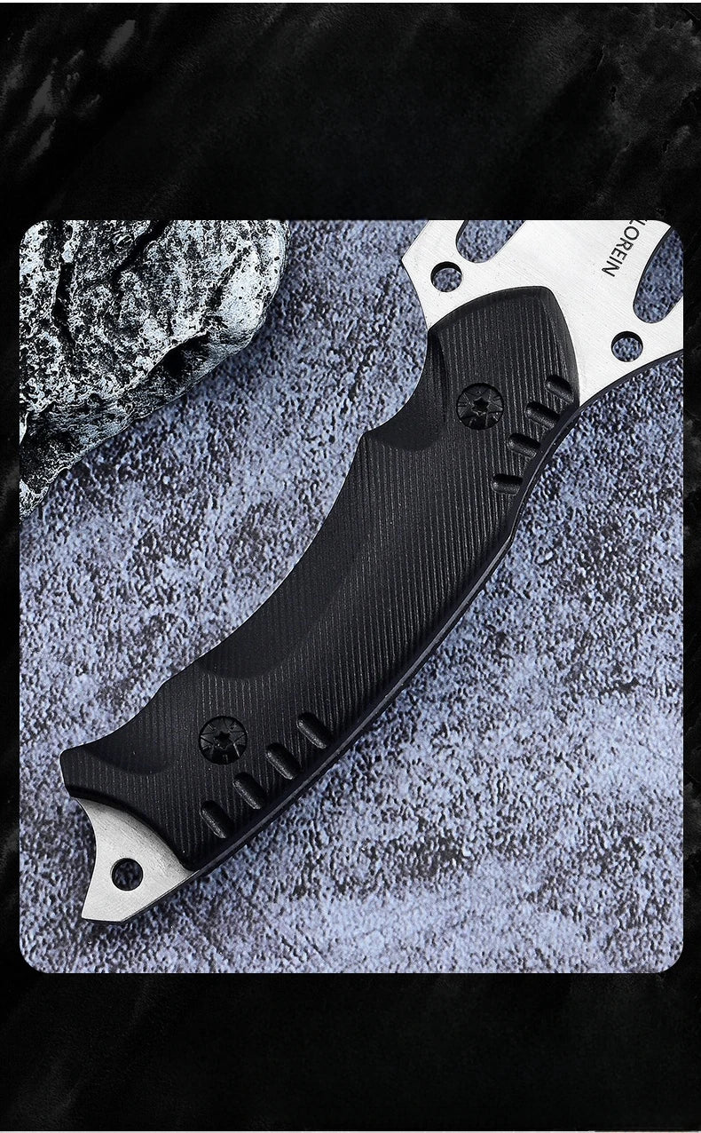 Straight knife outdoor tool portable pocket knife survival knife military knife outdoor hunting tactics high hardness survival k